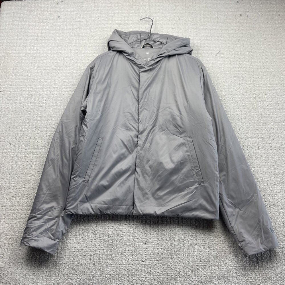 Tentree InMotion Quilted Jacket Recycled Polyester Men S Meteorite Grey puffer